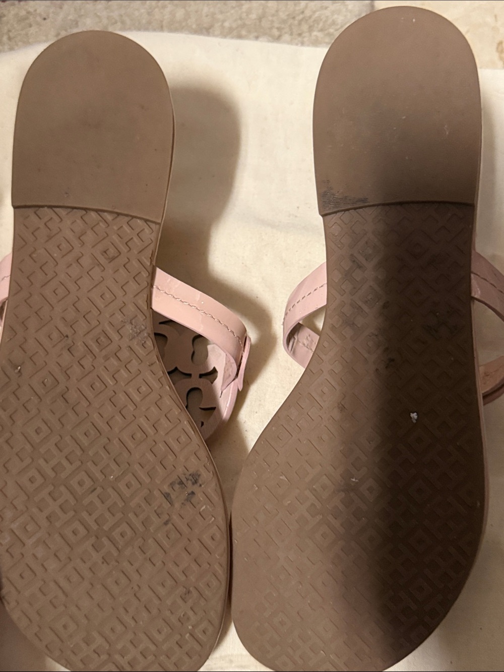 Tory Burch Miller Thong Sandal - Sea Shell Pink - Picture 2 of 6